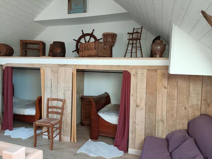 Location de vacances pour 4 personnes, avec terrasse à Saint-Ouen-la-Rouërie