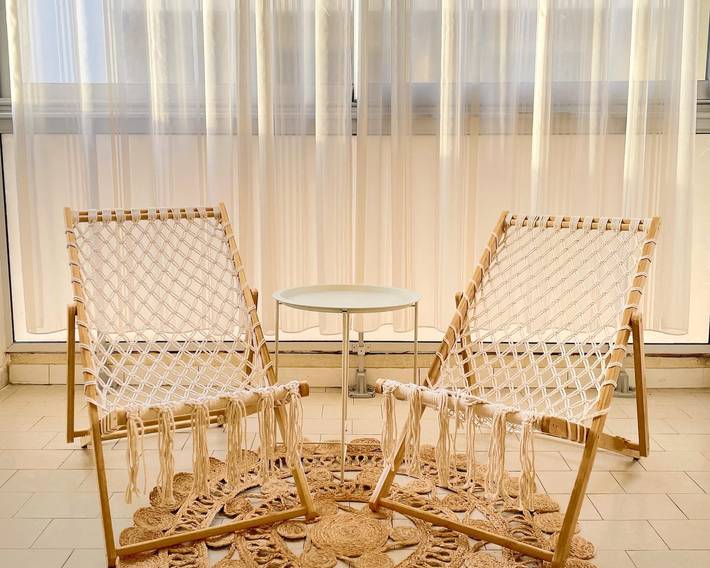 Appartement de vacances pour 4 personnes, avec balcon et balcon/terrasse