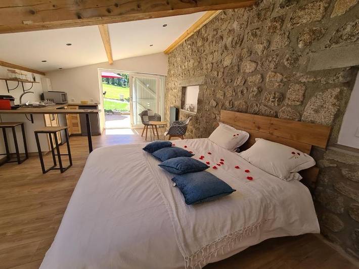 Chambre d’hôte pour 2 personnes, avec terrasse et piscine, animaux acceptés dans Parc Naturel Régional du Pilat - 4