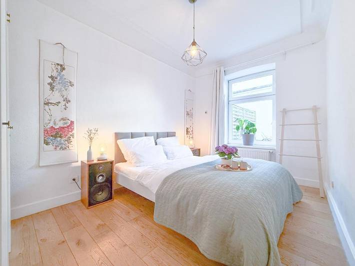 Ferienwohnung für 6 Personen, mit Ausblick in Ottensen Hamburg