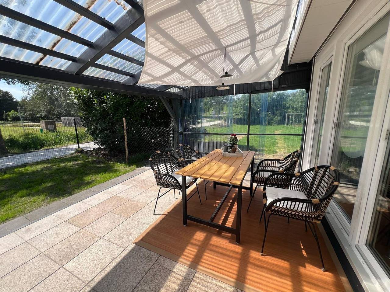Freistehendes Ferienhaus mit überdachter Terrasse und Garten in Sehestedt in Sehestedt (Jade), Jade