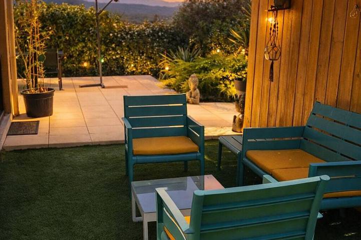 Maison de vacances pour 6 personnes, avec terrasse ainsi que jardin et sauna, animaux acceptés - 1