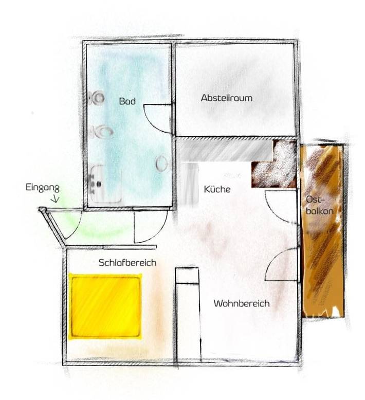Bergsucht-Ruhpolding Chalet + Ferienwohnungen - Ferienwohnung Rauschberg 59 qm, 1 sep. Schlafzi., 1 Wohnraum, Balk., max. 2 Pers in Ruhpolding, Bayerische Alpen