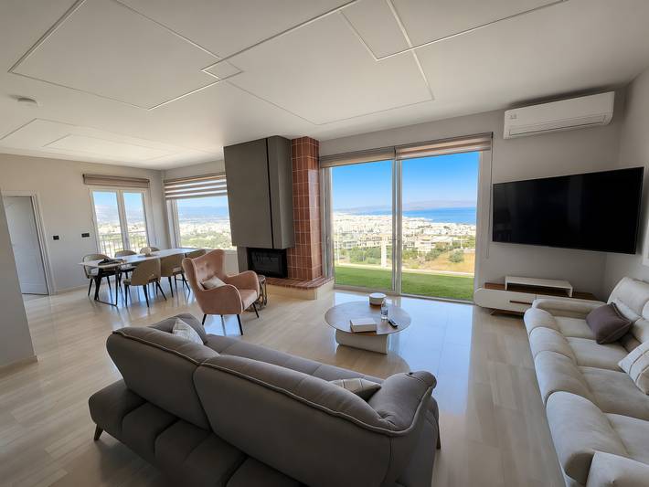 Geheel appartement, Luxury apartment in chania with panoramic views of the city, sea and mountains in Chania en omgeving