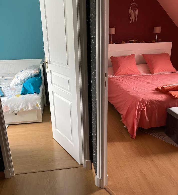 Chambre d’hôte pour 4 personnes, avec Jardin