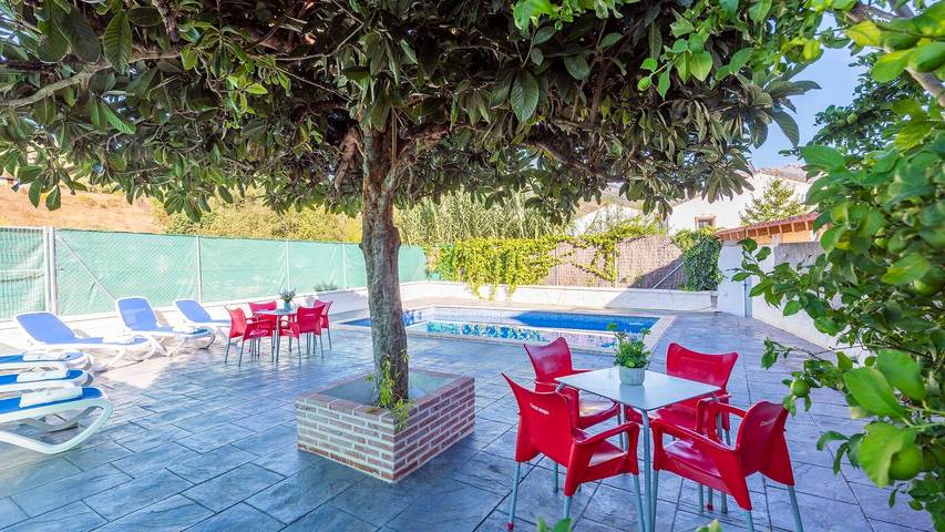 Chalet para 8 personas, con balcón/terraza y piscina en Parque natural de Los Alcornocales - 3