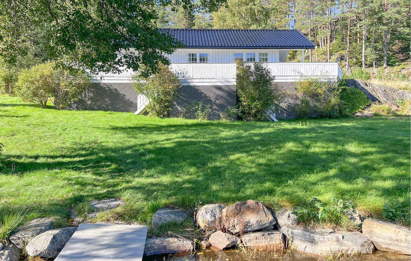 Ferienhaus für 4 Personen mit Seeblick in Vegårshei