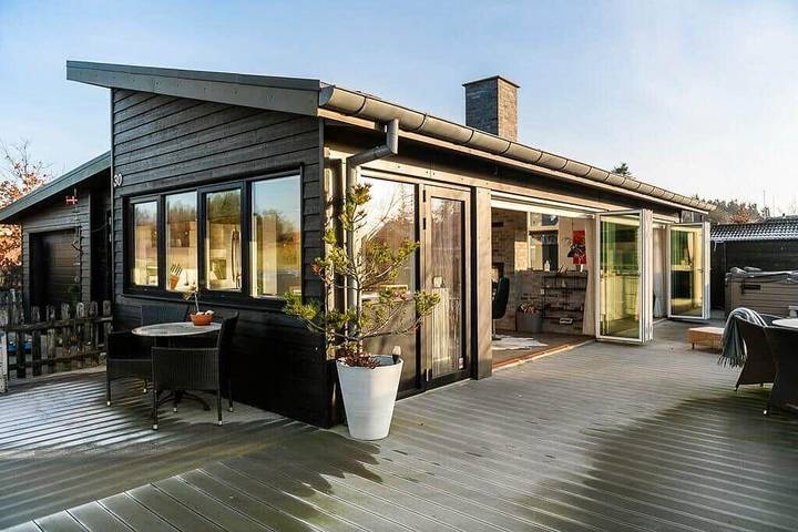 Ferienhaus für 4 Personen, mit Terrasse in Sjelborg