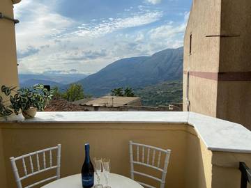 Gîte pour 4 personnes, avec terrasse et vue à Polizzi Generosa