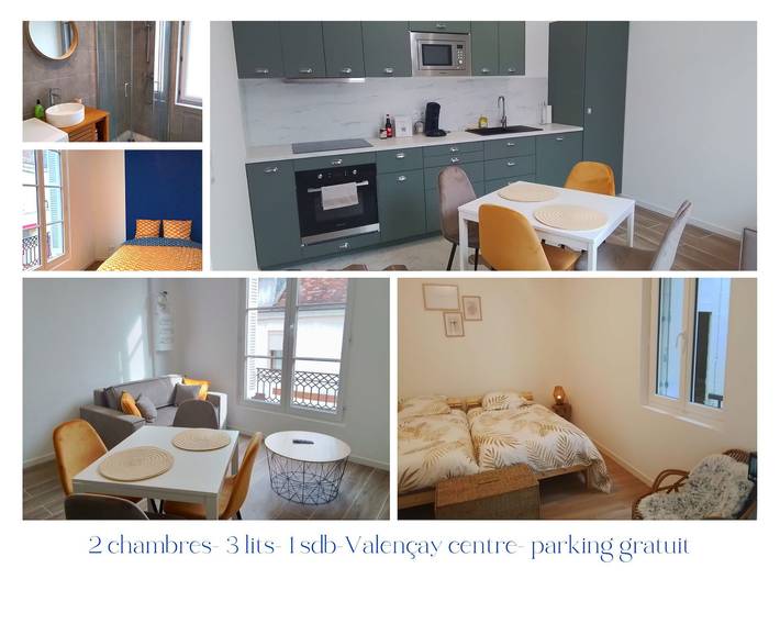 Gîte pour 4 personnes, avec terrasse à Valençay