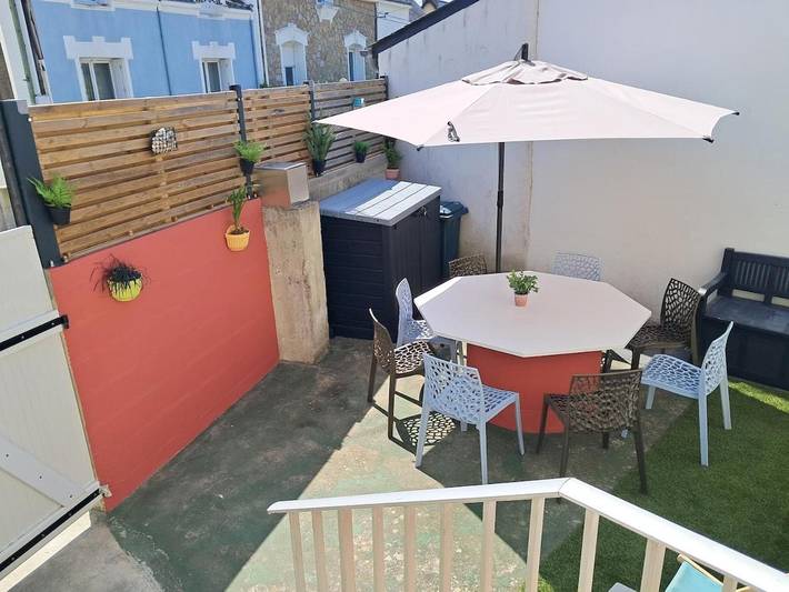 Location de vacances pour 3 personnes, avec terrasse à Gâvres