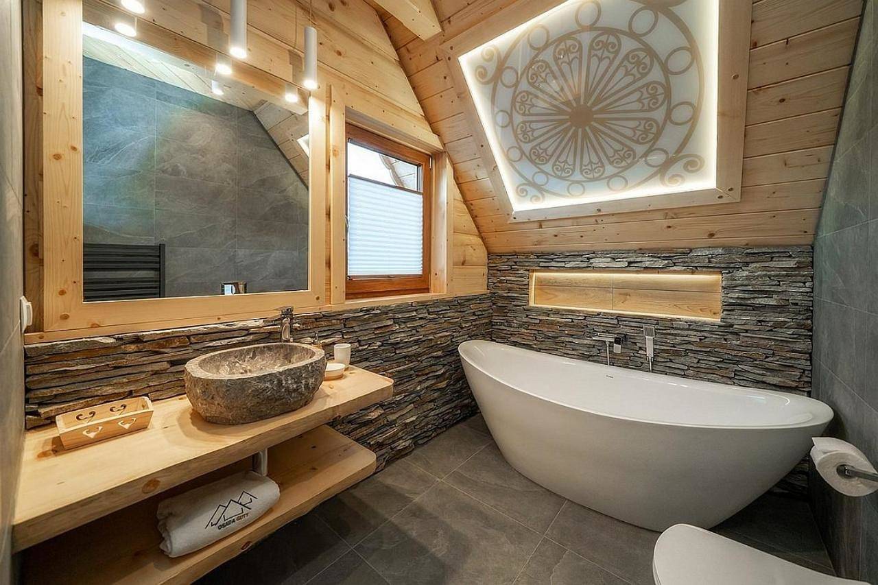 Osada Guty - każdy domek posiada prywatne jacuzzi na wyłączność, w cenie pobytu in Szaflary, Karpaty (Polska)