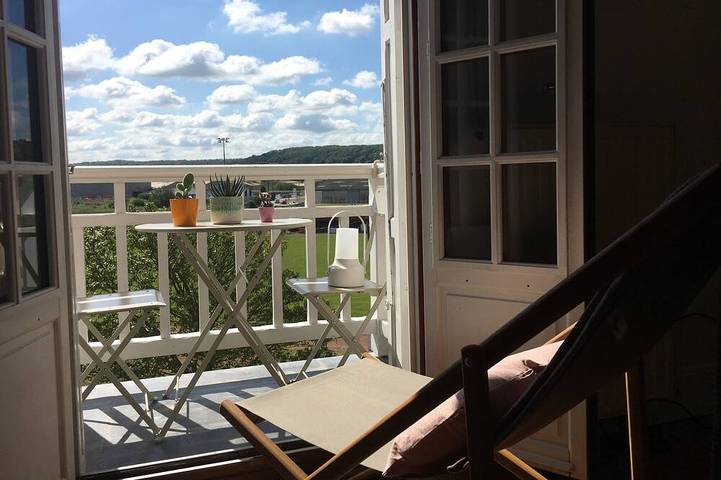 Location de vacances pour 4 personnes, avec balcon à Mers-les-Bains