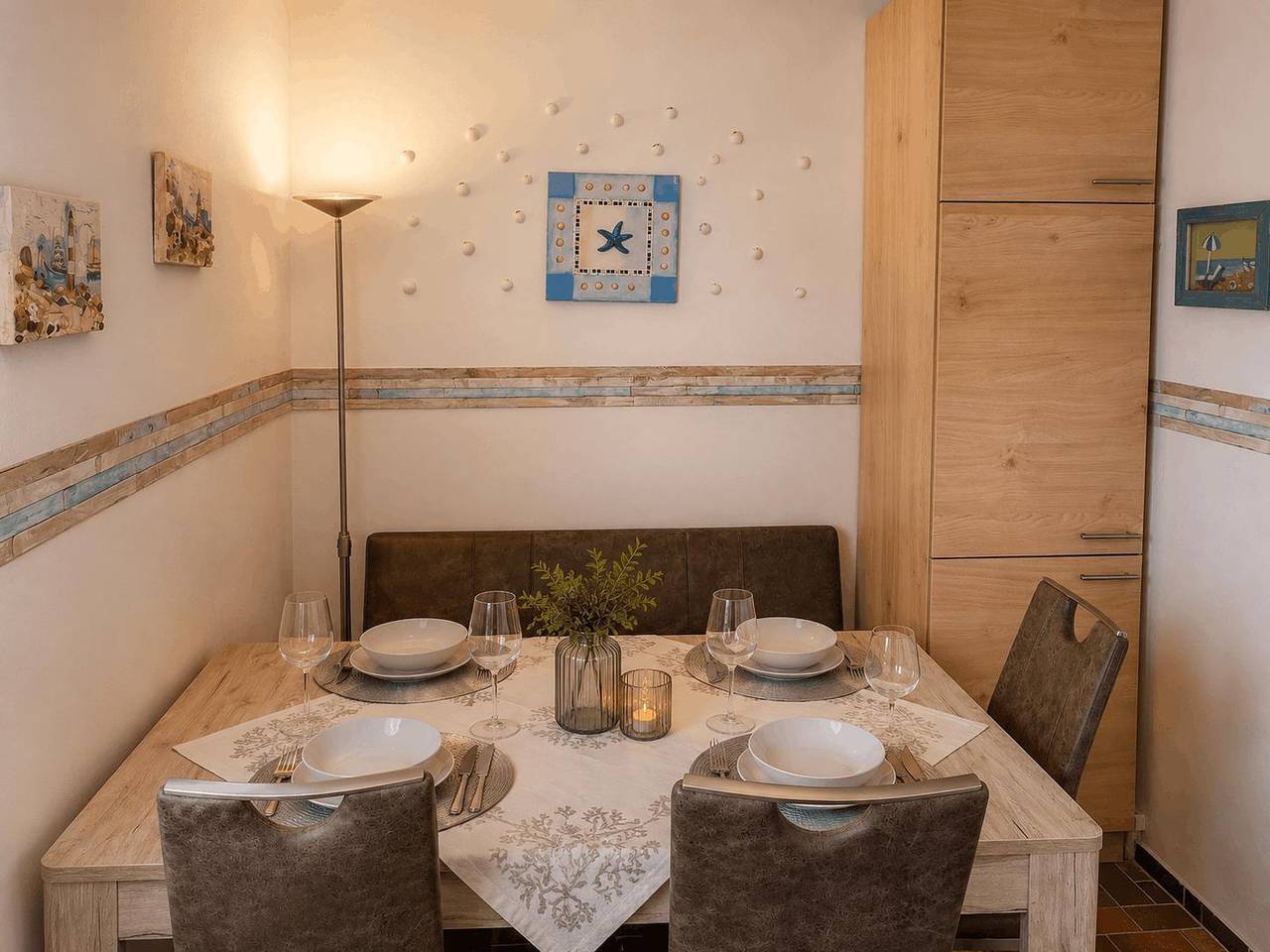  Risel-Ferienhaus im Huus Godewind mit Sauna und Kamin in Westeraccumersiel, Dornum