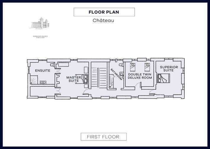 Château pour 12 personnes, avec terrasse et jardin en Normandie - 4