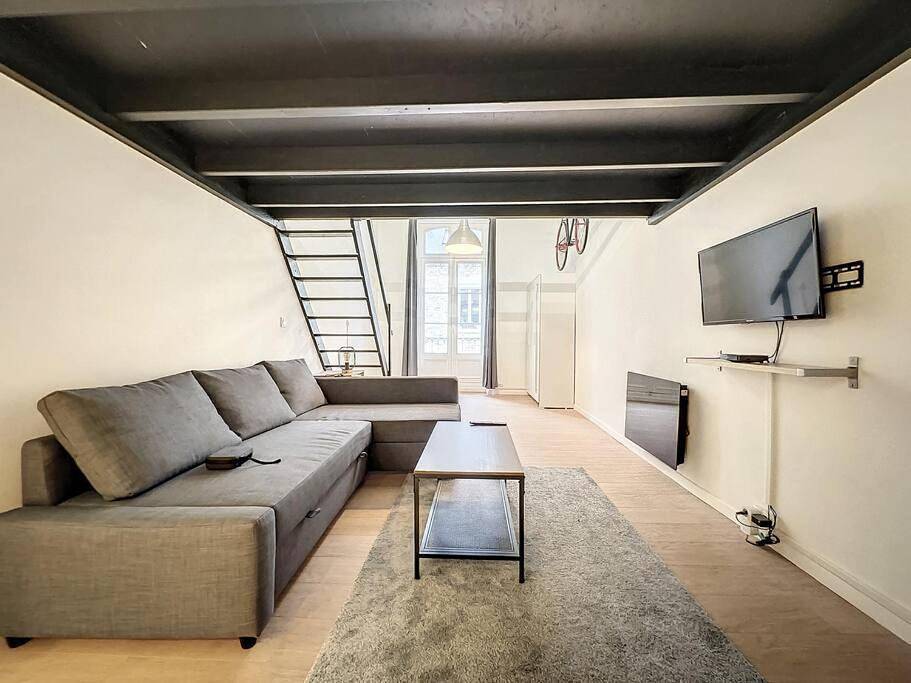 Appartement entier, La Suite Duhamel - Au pied de la Gare - Au Calme in Rennes, Région de Rennes