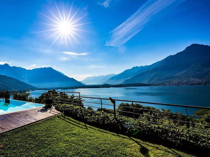 Gîte pour 6 personnes, avec Balcon ainsi que Jardin et Piscine à Vercana - 4