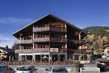 Hôtel pour 2 personnes, avec jardin et sauna, adapté aux familles dans Morgins