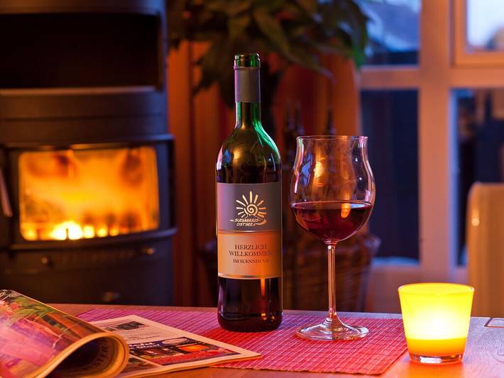 Ferienhaus für 4 Personen, mit Garten und Sauna sowie Terrasse, mit Haustier