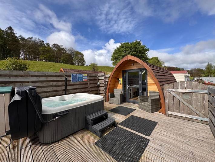 Glamping for 2 people, with view in Ayrshire