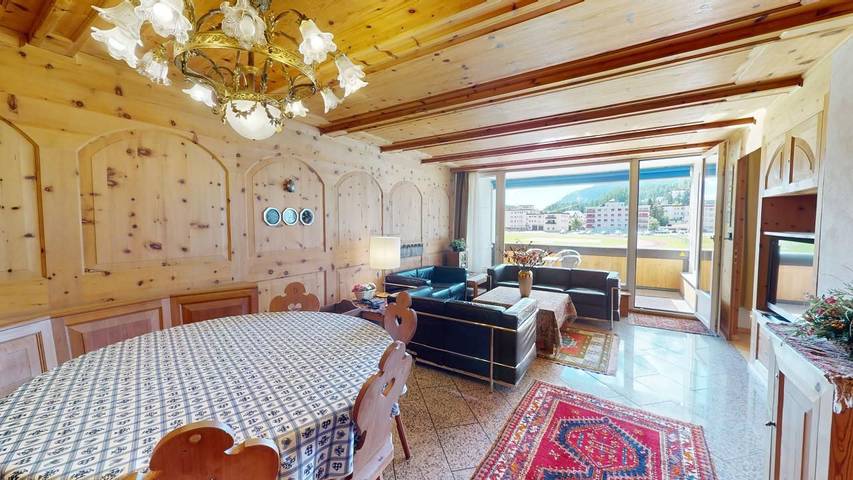 Ferienwohnung für 6 Personen, mit Balkon und Ausblick in St. Moritz - 3