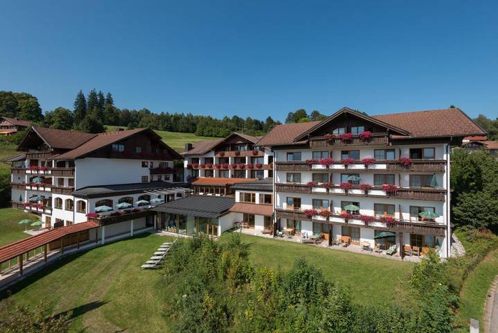 Hotel voor 4 personen, with uitzicht and tuin as well as zwembad and sauna in Hopfen am See