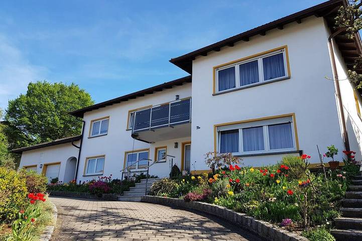 Ferienwohnung für 3 Personen, mit Balkon und Garten in Viereth-Trunstadt