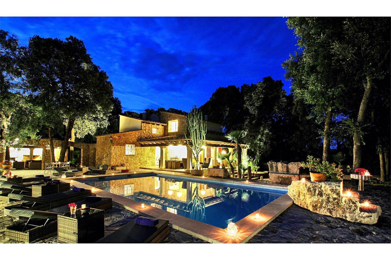 H2911 Finca Enzina in Pollenca mit Pool für 8 Personen in el Vilà, Pollença
