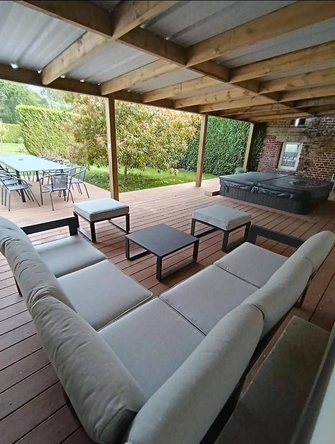 Maison de vacances pour 43 personnes, avec jacuzzi et jardin