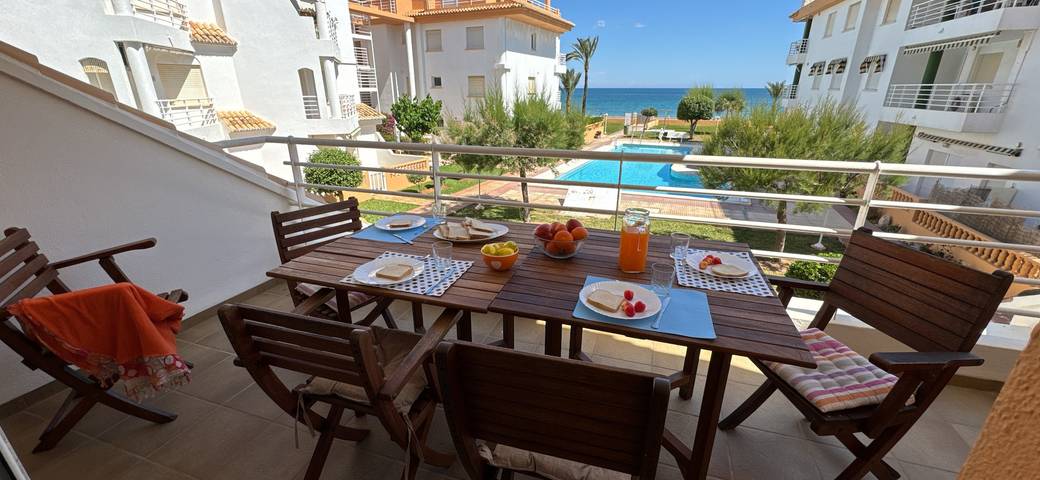 Vacation rental for 4 people, with balcony and yard, with pets in El Palmar