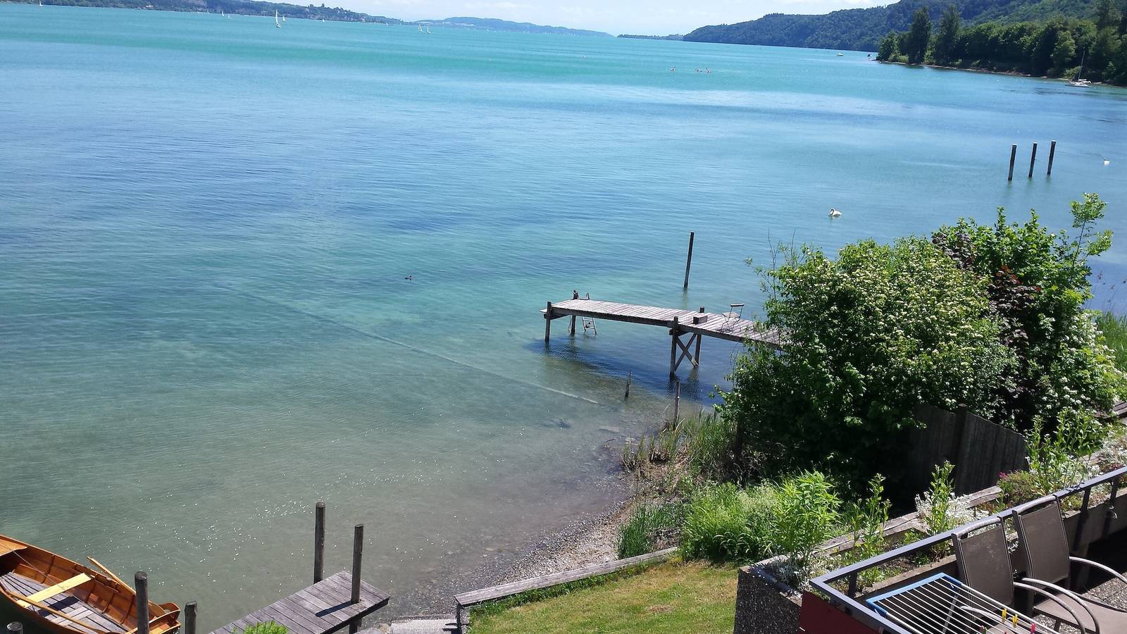 Ganze Wohnung, Fewo 7, 62qm, mit Seezugang und großer Sonnenterrasse in Bodman-Ludwigshafen, Obersee (Bodensee)