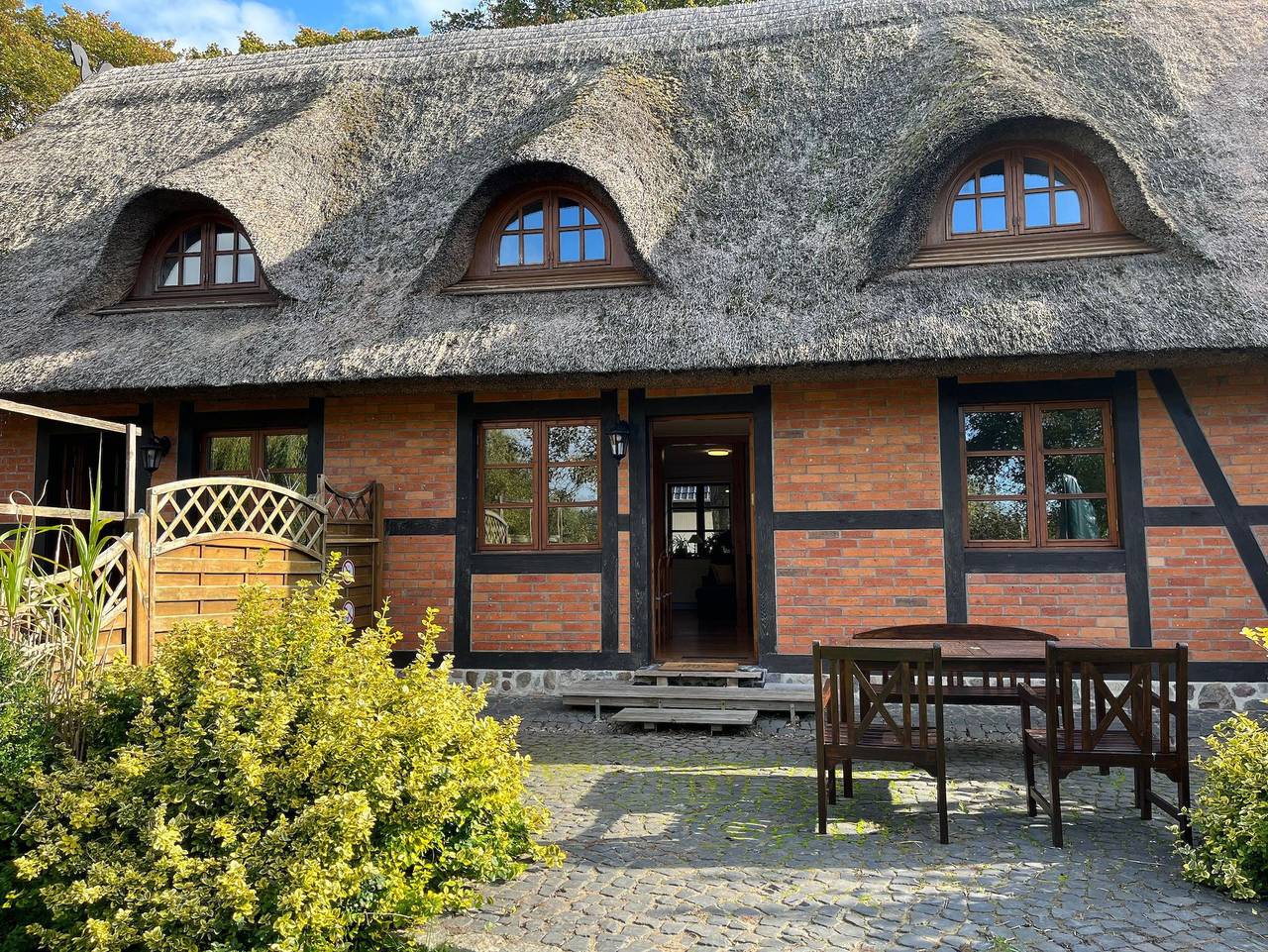 Ganze Ferienwohnung, Landidylle Ovs 109 - 3-Raum-Fewo Landhus (1-4 Pers + Baby) in Zurow, Nordwestmecklenburg (Wismar und Umgebung)