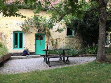 Gîte pour 4 personnes, avec terrasse et vue à Bazinghen