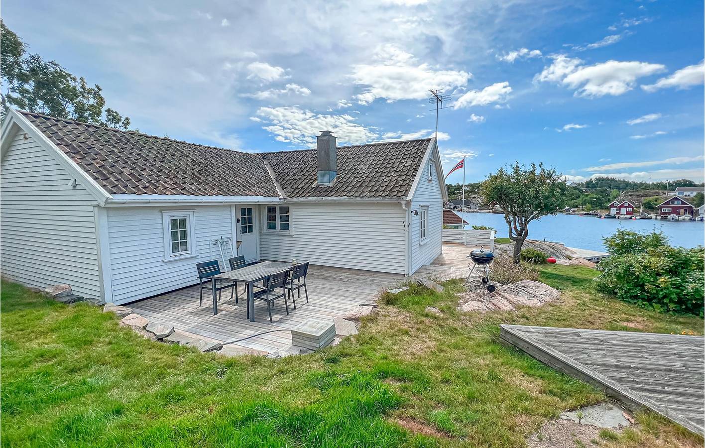 Feriehus for 6 personer med terrasse in Skålevik, Kristiansand