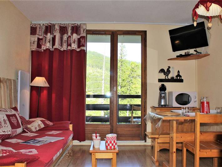 Appartement de vacances pour 4 personnes, avec balcon à Risoul