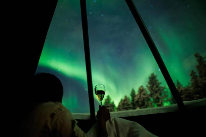 Station pour 6 personnes, avec sauna et jacuzzi à Ivalo - 4
