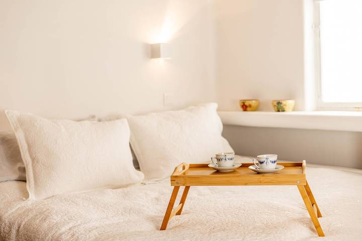 Ferienhaus für 2 Personen, mit Balkon und Terrasse sowie Garten in Loutraki