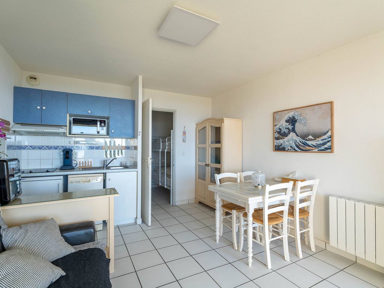 Ganze Wohnung, Wohnung für 6 Pers., Meerblick, Mimizan Strand, Parkplatz in Mimizan Plage, Mimizan