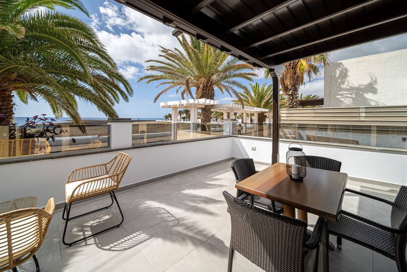 Casa de vacaciones 'Callao' con vistas al mar, terraza privada y Wi-Fi in Playa Honda, San Bartolomé