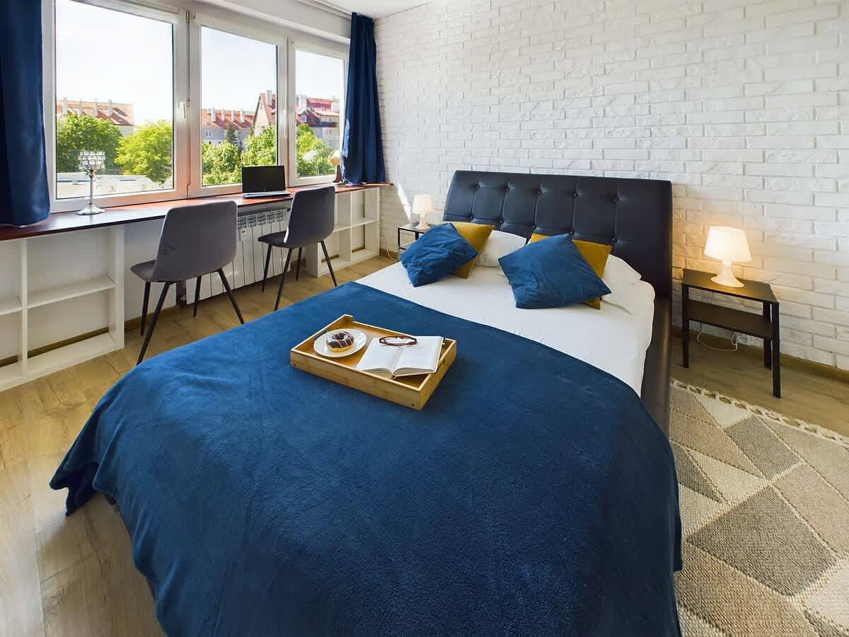 Ganze Wohnung, Spacious Apartment | 500 m to the Beach, 2 Bedrooms in Brzeźno, Danzig