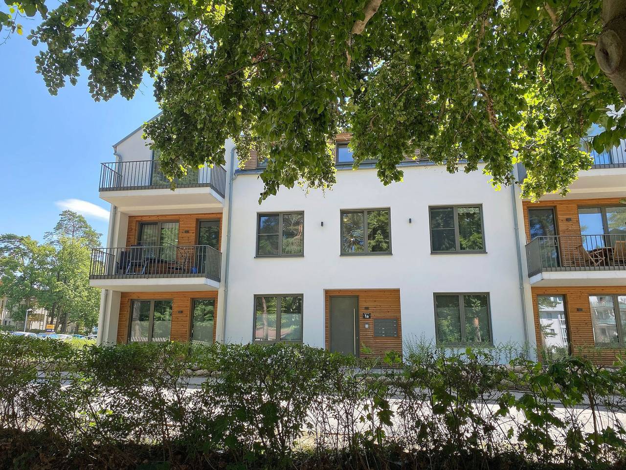 Ganze Ferienwohnung, F: Parkvilla Candela Whg. 05 Blaue Oase mit Balkon in Baabe, Rügen