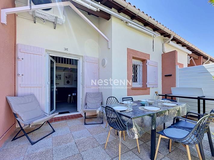 Location de vacances pour 6 personnes, avec terrasse dans Office de Tourisme d'Argelès sur Mer