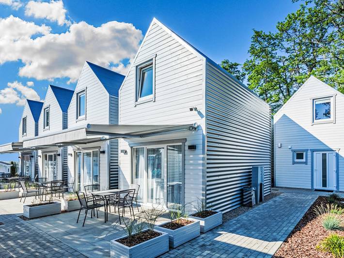 Ferienhaus für 6 Personen, mit Terrasse und Sauna sowie Garten und Kinderpool in Rewal