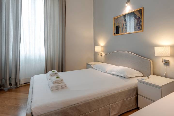 Apartamento para 5 personas, con balcón y jardín en Florencia