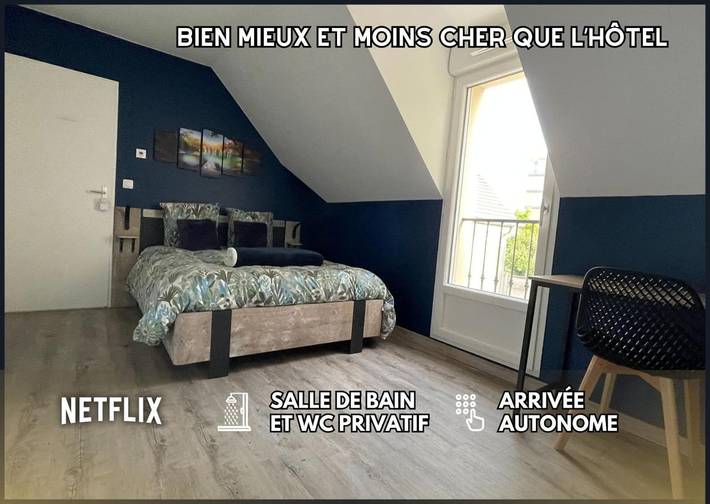 Maison d’hôte pour 2 personnes, avec jardin
