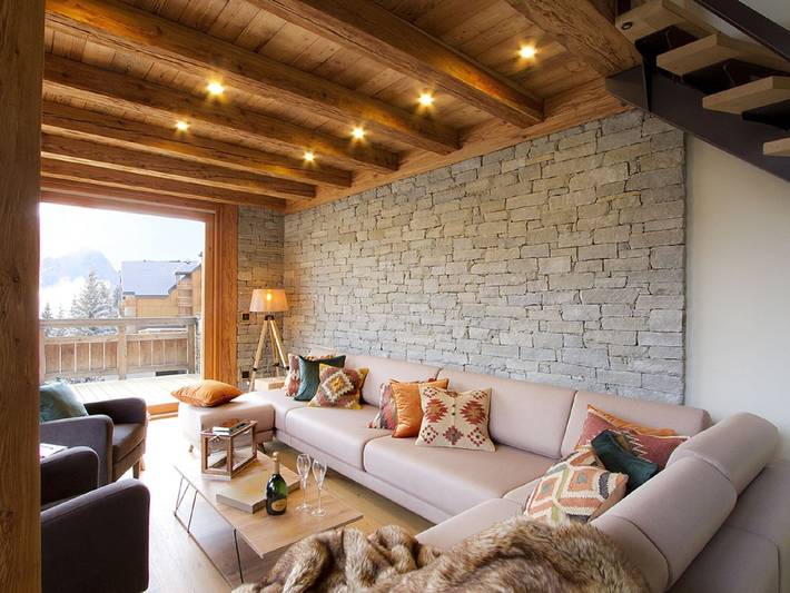 Chalet pour 12 personnes, avec balcon, adapté aux familles dans Les Deux Alpes