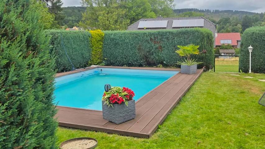 Ferienhaus für 4 Personen, mit Garten und Pool