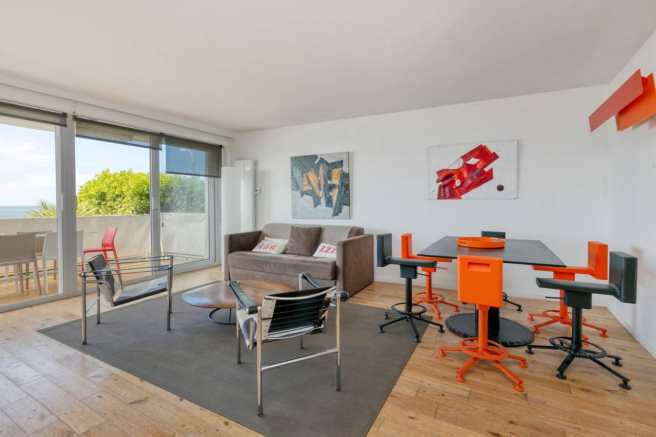 Ganze Wohnung, Ferienwohnung 'Appartement Face Mer Sur Plage' mit privater Terrasse in La Baule-Escoublac, Côte d'Amour
