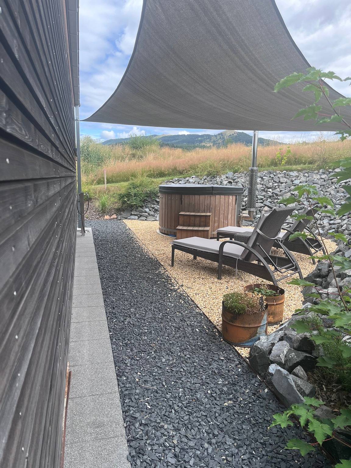 Ferienhaus an der Wasserkuppe mit Terrasse, Wlan & Klimaanlage in Poppenhausen, Rhön-Hessen