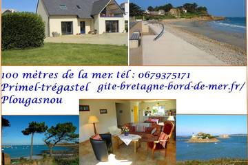 Gîte pour 6 personnes, avec jardin et balcon dans Plage de Primel